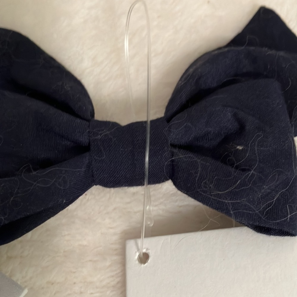 Baby’s headband in Navy - Picture 2 of 5